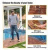 Acacia Wood Interlocking Deck Tiles - 12"x12" Brown Checker Pattern Outdoor Flooring for Patio, Balcony & Poolside - 4 of 4