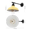 JONATHAN Y Wallace Farmhouse Industrial Indoor/Outdoor Iron LED Victorian Arm Outdoor Sconce - 4 of 4