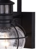 Vaxcel Chatham 1 - Light Wall Light in  Textured Black - 2 of 4