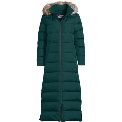 Lands' End Women's Tall Down Maxi Winter Coat - Large Tall - Deep Balsam :  Target