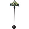 HomeStock Dulce Tiffany-Style 2 Light Victorian Floor Lamp 18" Shade - 2 of 2