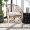 Olivia Rattan Accent Chair W/ Cushion - ACH6516 - Safavieh - 2 of 4