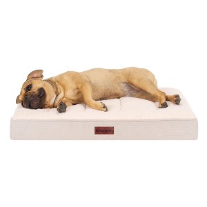 FurHaven Plush & Decorator Check Tuft-Top Orthopedic Mattress Pet Bed for Dogs and Cats - 1 of 4