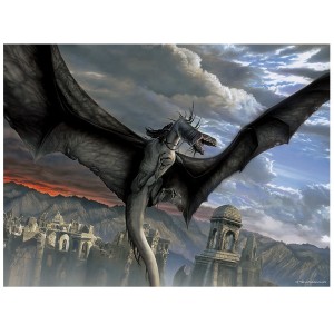 Lord of the Rings Fellbeast 500 Piece Jigsaw Puzzle 16" x 21.5" - 1 of 4
