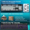 AULA F108 Pro Tri-Mode Wireless Mechanical Keyboard, Full Size, RGB, Knob & Smart Screen - 4 of 4