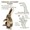 Folkmanis Puppets Jack Rabbit Hand Puppet - 3200 - 3 of 4