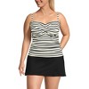 Lands' End Women's Bandeau Tankini Swimsuit Top - 4 of 4