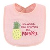 Hudson Baby Infant Girl Cotton Terry Drooler Bibs with Fiber Filling 10pk, Food Girl, One Size - 3 of 4