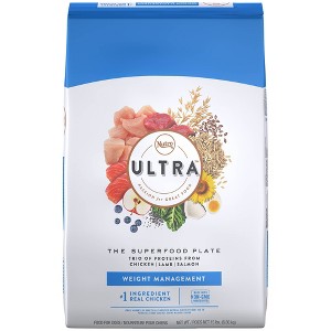 Nutro Ultra Superfood Plate Weight Management Vegetable, Lamb, Chicken and Salmon Flavor Dry Dog Food - 1 of 4