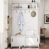 NicBex 74.80"H Modern Hall Tree with Storage for Living Room - 2 of 4