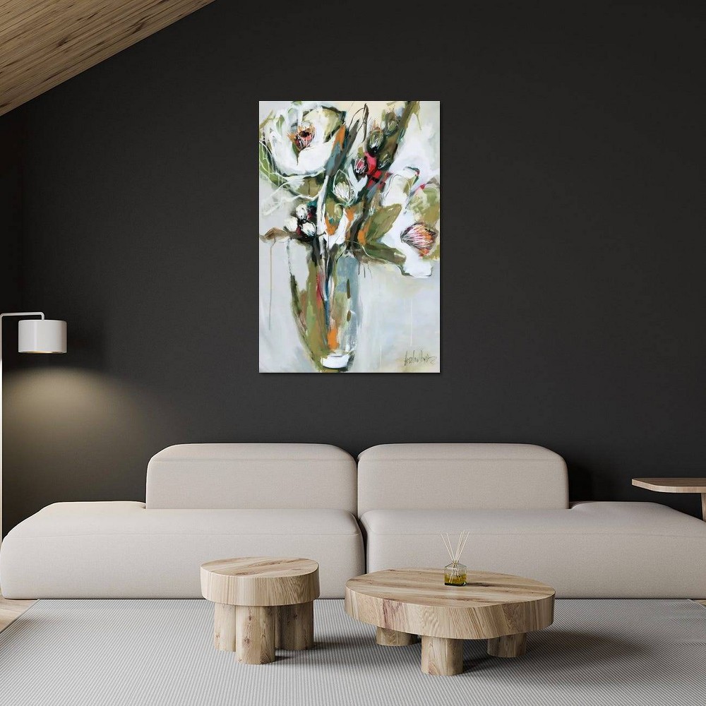 Photos - Other Decoration iCanvas 48"x32" Blooming in November by Angela Maritz Canvas Print Wall Art