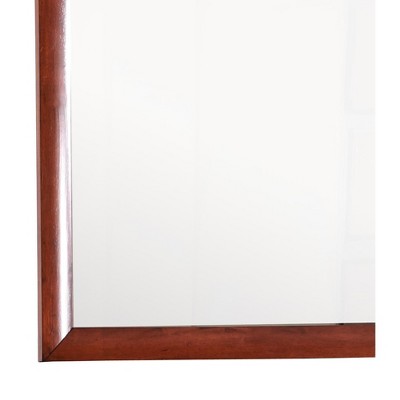 Marilla Modern Cherry Wood Framed Dresser Mirror 35" x 39"