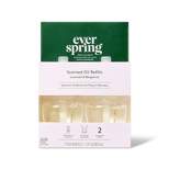 Scented Oil Refill Air Freshener - Lavender & Bergamot - 1.3 fl oz/2pk - Everspring™