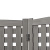 Air Conditioner Fence Screen Outside With 3 Panels, U-shaped Conditioner Outdoor Screen, Fence For Trash Can And Pool Pump, 38"Hx32"Wx32"L - 4 of 4
