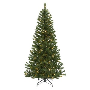Puleo 6' Pre-Lit Canadian Spruce Artificial Christmas Tree - 1 of 4