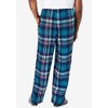 KingSize Men's Big & Tall Flannel Plaid Pajama Pants - 3 of 4
