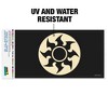 Magic The Gathering White Mana Symbol Automotive Bumper Sticker - 2 of 4