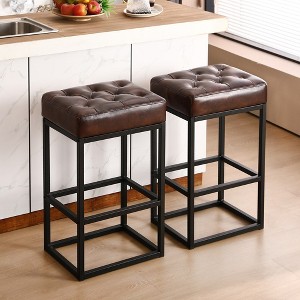 30"H Crafted Choice Bar Stool (Set of 2) - 1 of 4