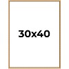 PosterPalooza | Classic Modern Gold Picture Frame - UV Acrylic, Foam Board Backing, Hanging Hardware - 2 of 4