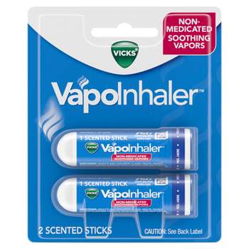 Vicks VapoInhaler Non-Medicated Portable Nasal Inhaler - 2ct