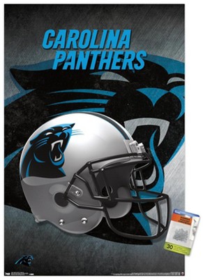 Trends International Nfl Carolina Panthers - Drip Helmet 20 Framed Wall  Poster Prints White Framed Version 22.375 X 34 : Target