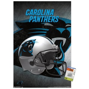 Trends International NFL Carolina Panthers - Helmet 16 Unframed Wall Poster Prints - 1 of 4