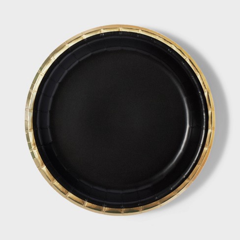 8.5 20ct Dinner Paper Plates Gold - Spritz™