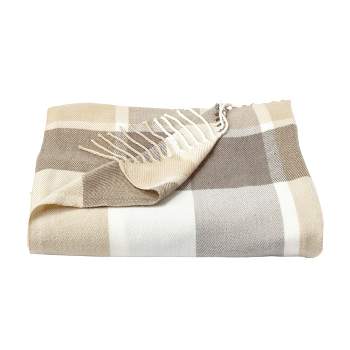 Hastings Home Oversized Soft Fluffy Throw Blanket - Plaid