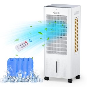 SKONYON 3-IN-1 Evaporative Air Cooler, Portable Fan/Humidifier/Cooling with Ice Box - 1 of 3