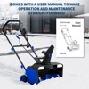 Coucheta Corded Electric Snow Blower with Dual LED Lights, 180° Chute for 25FT Throw, Clears 12-Inch Snow Heavy-Duty Blowing Machine for Ice Removal - 2 of 4