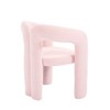 Anybear 2Pcs Upholstered Accent/Dining Chair /Barrel Side Chairs - 2 of 4