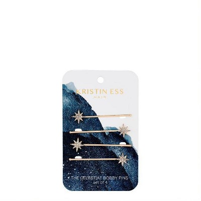 Kristin Ess Celestial Bobby Pins - 4ct