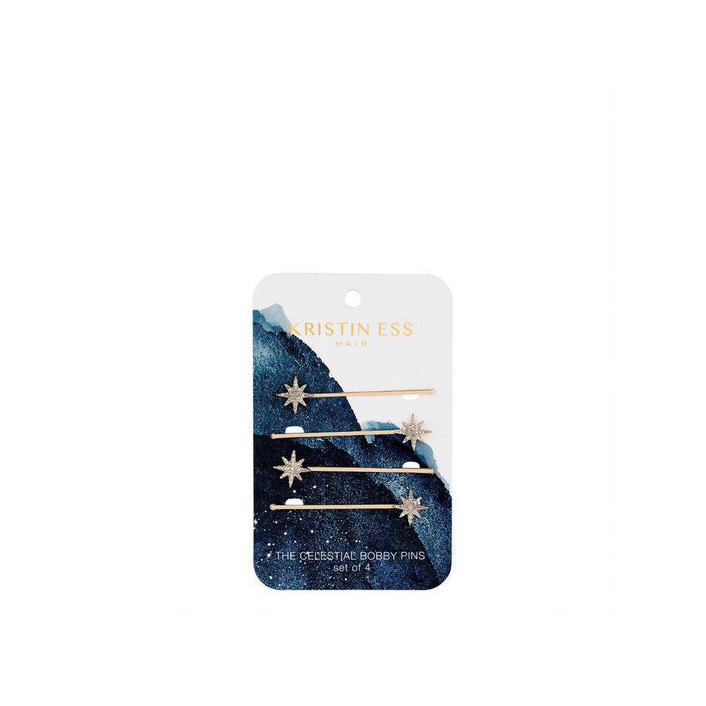 Kristin Ess Celestial Bobby Pins - 4ct