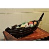 Dhow Boat Sushi Tray – 8.5 in – Wooden Serving and Display Boat By Old Modern Handicrafts - 4 of 4
