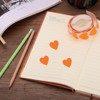 Unique Bargains Vinyl Self-Adhesive Heart-Shaped Waterproof Stickers Label 1500 Pcs - 3 of 4