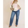 Women's Colorblock Oversized Sweater - Plus - GILLI - 4 of 4