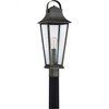 Quoizel Lighting Galveston 1 - Light Post Light in  Mottled Black - 3 of 4
