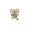 Petlou Durable Natural Nubby Plush Dog Toys with Squeaker and Crinkle Paper - 10" Natural Elephant - 2 of 3