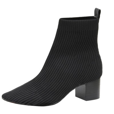 CUSHIONAIRE Women's Neely Stretch bootie +Memory Foam and Wide Widths Available