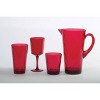 Certified International Ruby 20 oz. 8-Piece Acrylic Ice Tea Glass