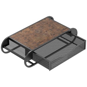 1 Set Of Iron Wood Coffee Capsule Storage Rack Office Storage Rack Drawer Type Capsule Storage Box - 1 of 4