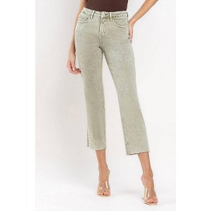 Women's Tummy Control High Rise Straight Jeans - Plus - LOVERVET - 1 of 4