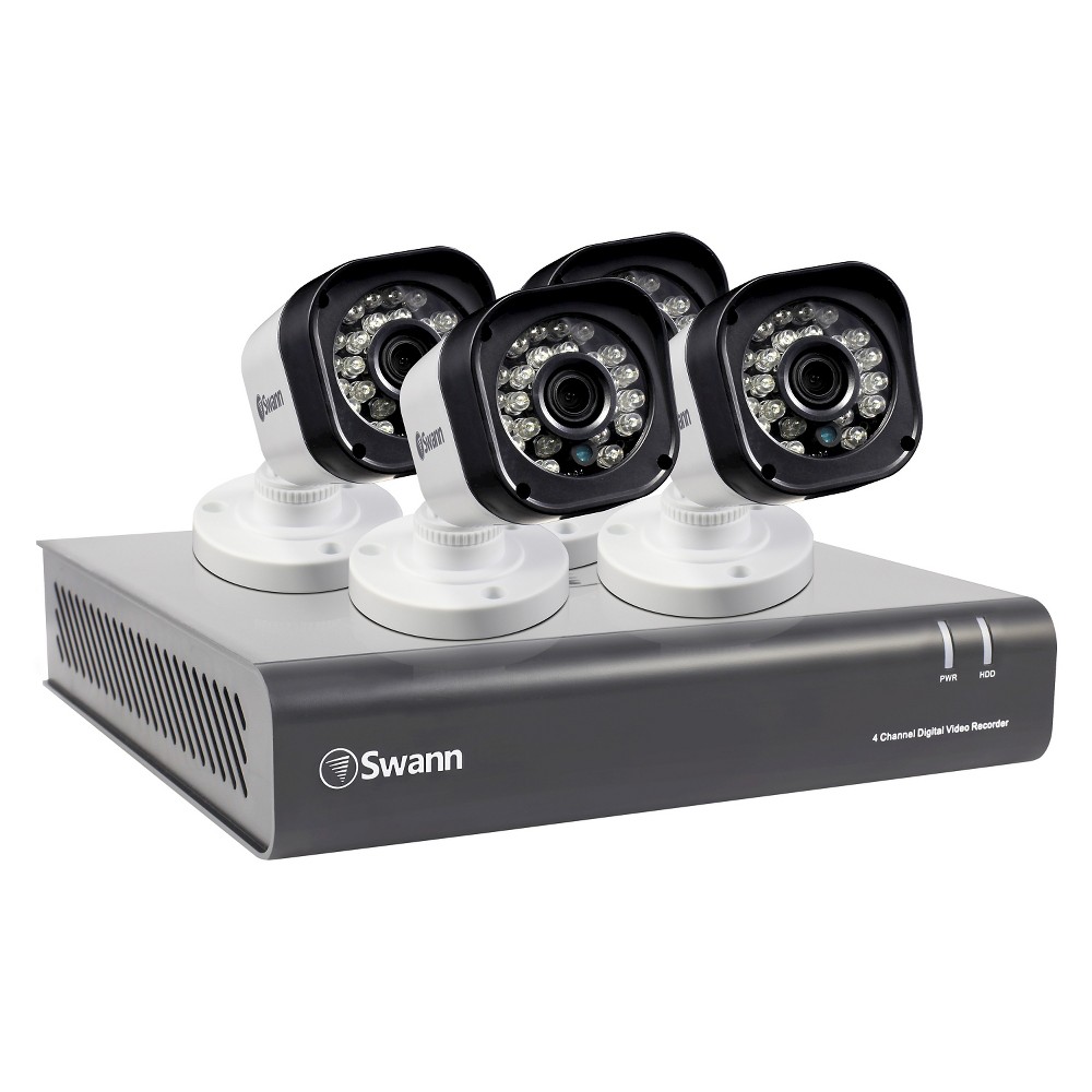 UPC 840236116164 product image for Swann Home Security System - Black/White (SWDVK-4720P4-US) | upcitemdb.com