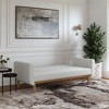 RealRooms Barrie Futon Sofa Bed in Teddy Fabric - 3 of 4