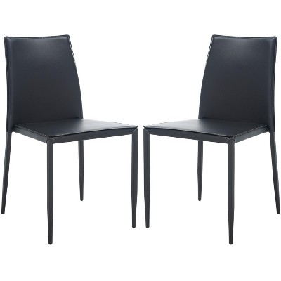 Cason Dining Chair (Set of 2) - DCH2000 - Black - Safavieh