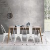 BestMassage Metal Dining Chairs Metal Chair for Indoor Outdoor Chairs Perfect for Restaurants - 2 of 4