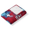 MLB Strike Stitch Hugger Pillow & Silk Touch Throw Blanket Set 40x50 Inches - 4 of 4