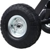 Naysaye Wagons Trailer Dolly Pneumatic Tires Tongue Weight Capacity for Garage and Outdoor Use, Black, 47.6"*25.6"*15.6" - 4 of 4