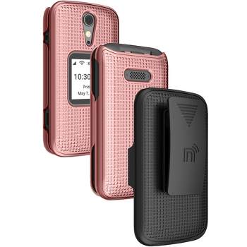 Lively - Dual-Layer Hard Shell Case for Jitterbug Smart4 - Pink