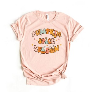 Simply Sage Market Women's Pumpkin Spice Season Colorful Short Sleeve Graphic Tee - 1 of 3